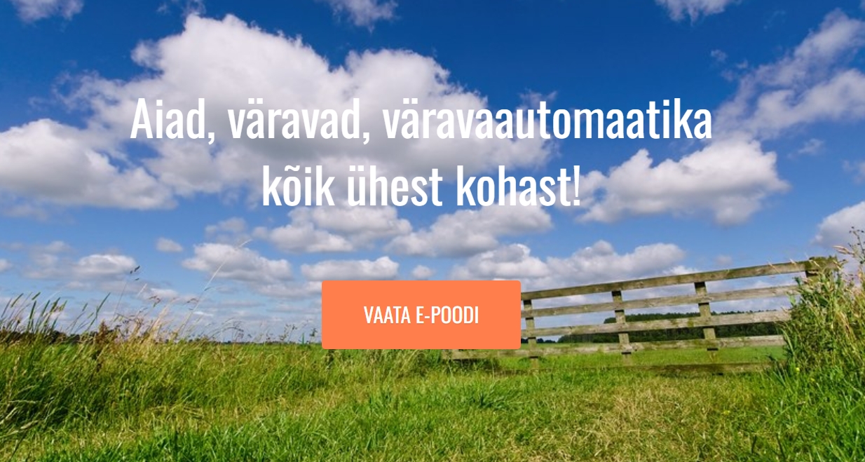 Osta piirdeaed ja värav mugavalt e-poest