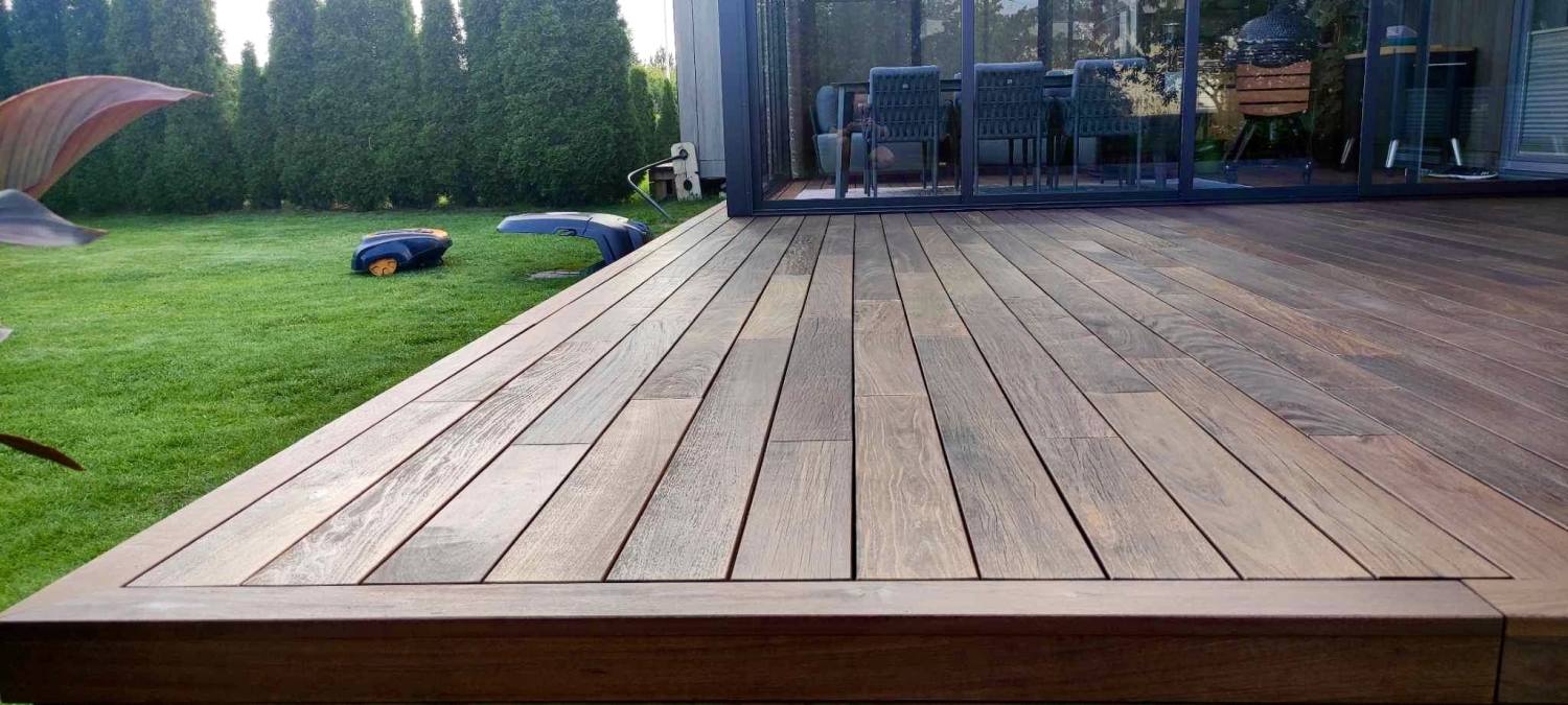 E-sisustus ehitab eksootilisest puidust terrasse, mis kestavad aastakümneid