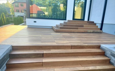 E-sisustus ehitab eksootilisest puidust terrasse, mis kestavad aastakümneid
