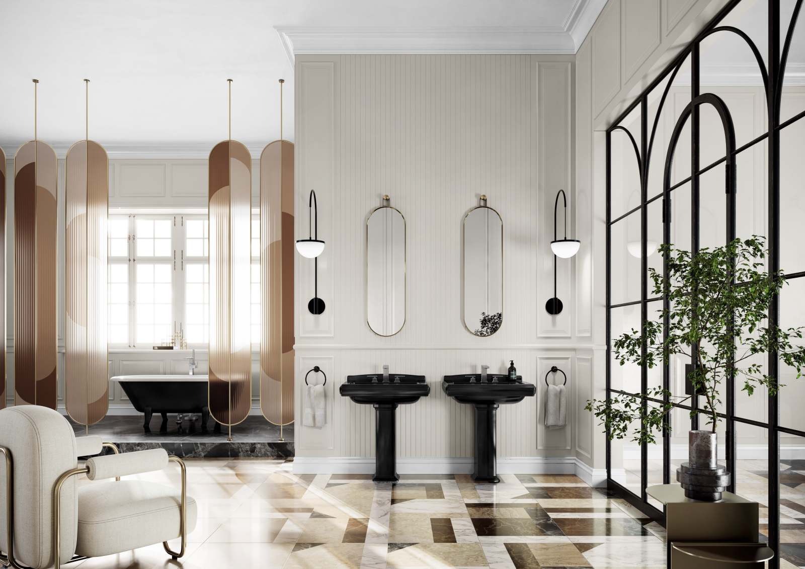 Inspiratsioonigalerii: Luksuslikest hotellidest inspireeritud vannitoad