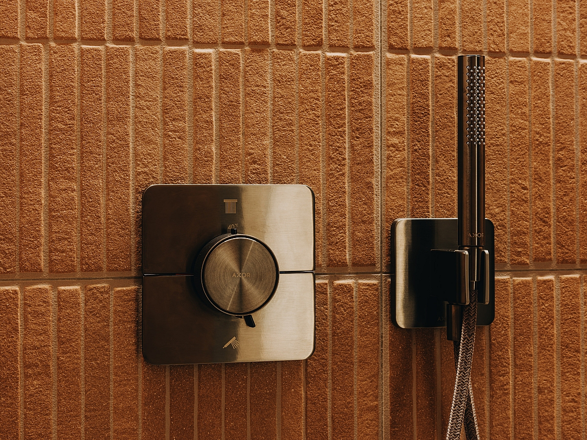 AXOR ShowerSelect ID harjatud pronksja viimistlusega dušš ja termostaatsegisti 6