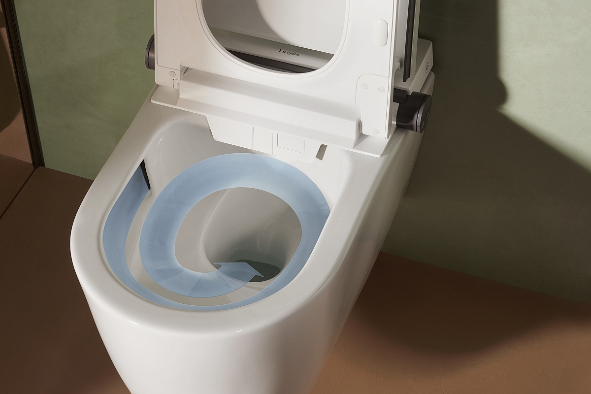 hansgrohe dušiga WC-pott LavaPura Element – uus mõõde hügieenis 3